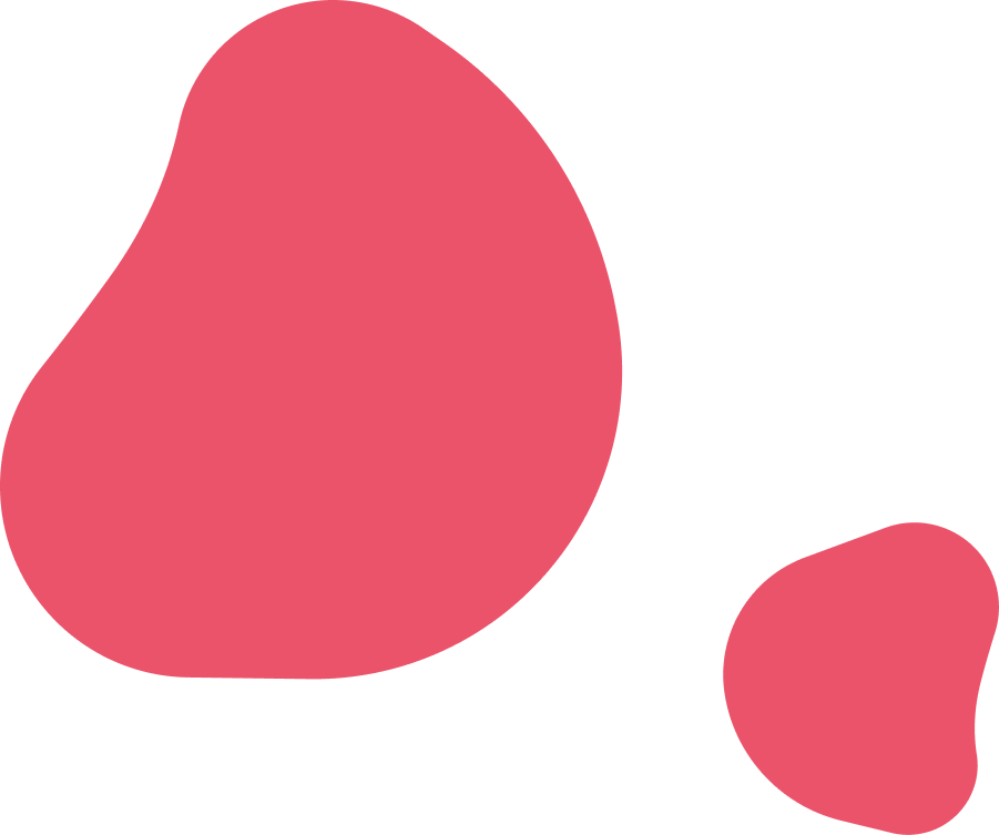 red background